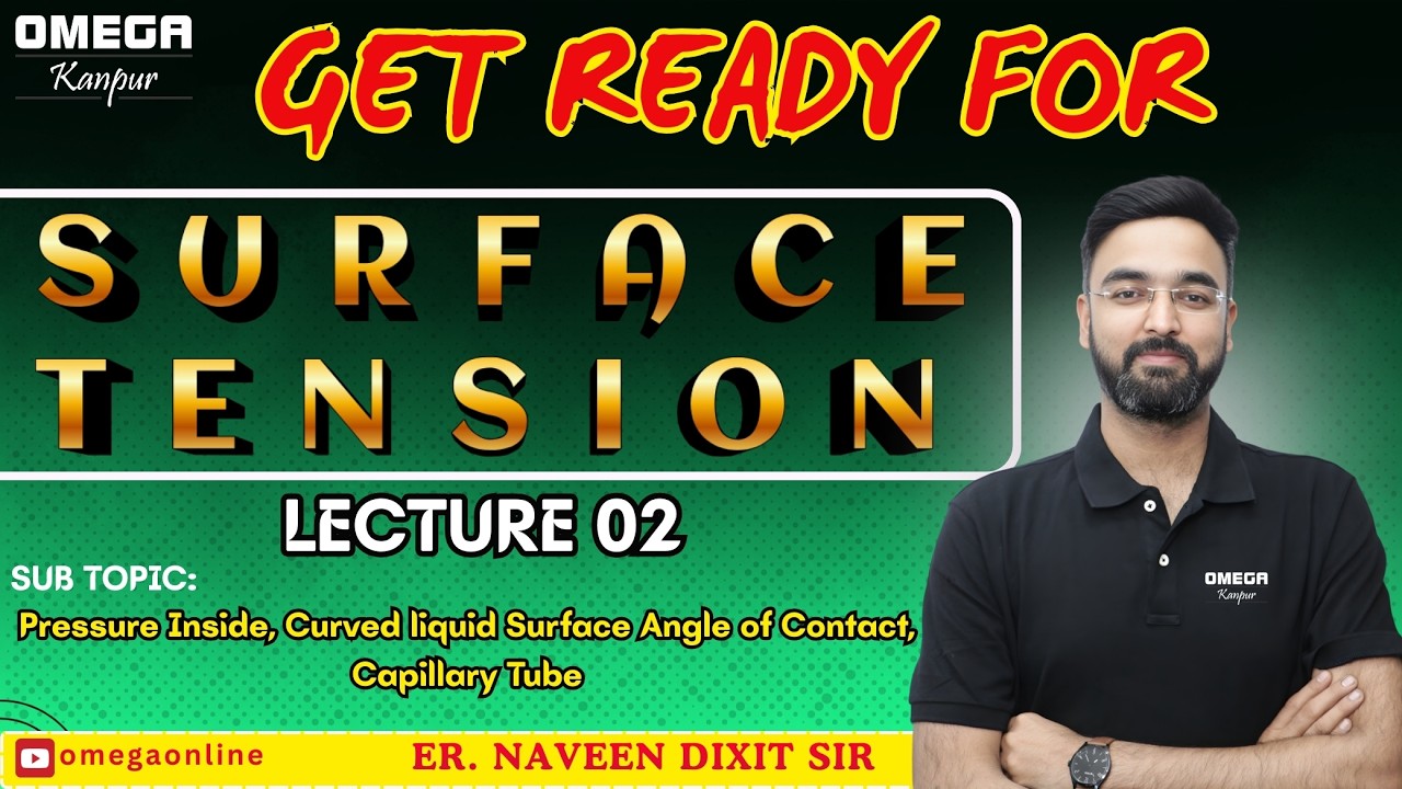 SURFACE TENSION LEC-02 BY NAVEEN DIXIT SIR
