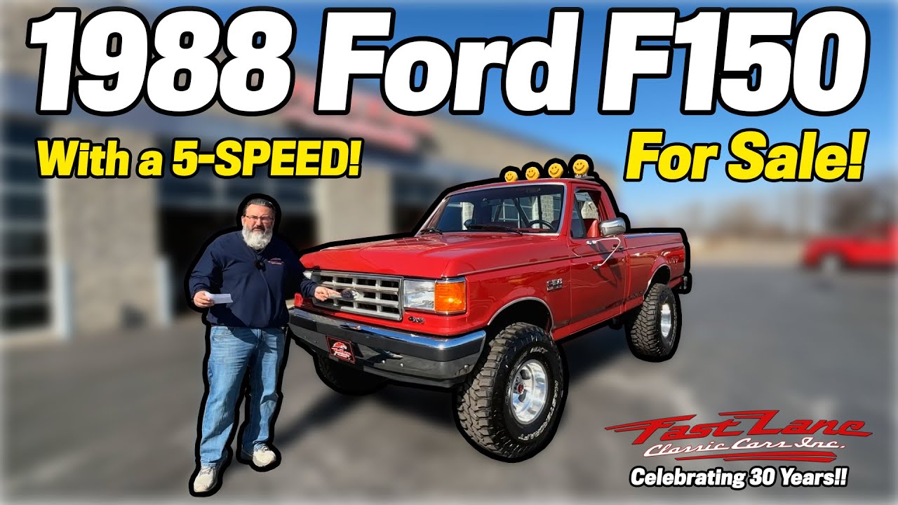 1988 Ford F150 XLT Lariat For Sale at Fast Lane Classic Cars!