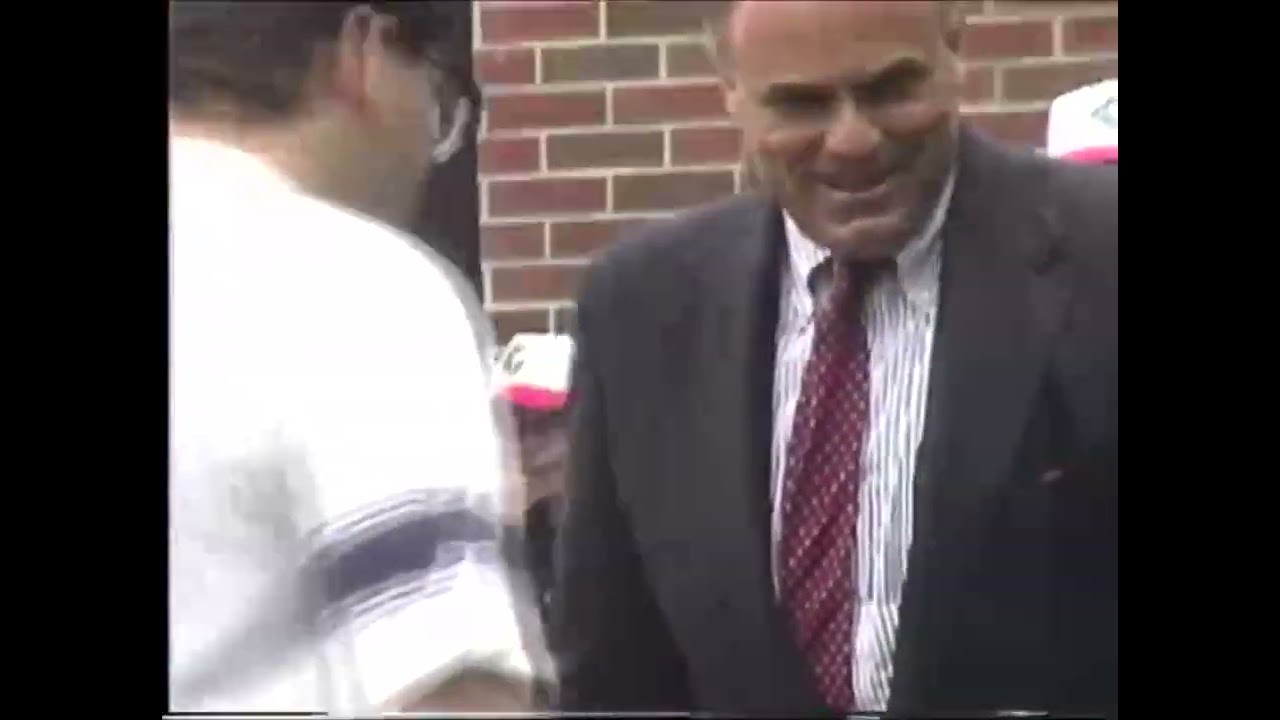 Crispin All Star Game with Ed Rendell 1995