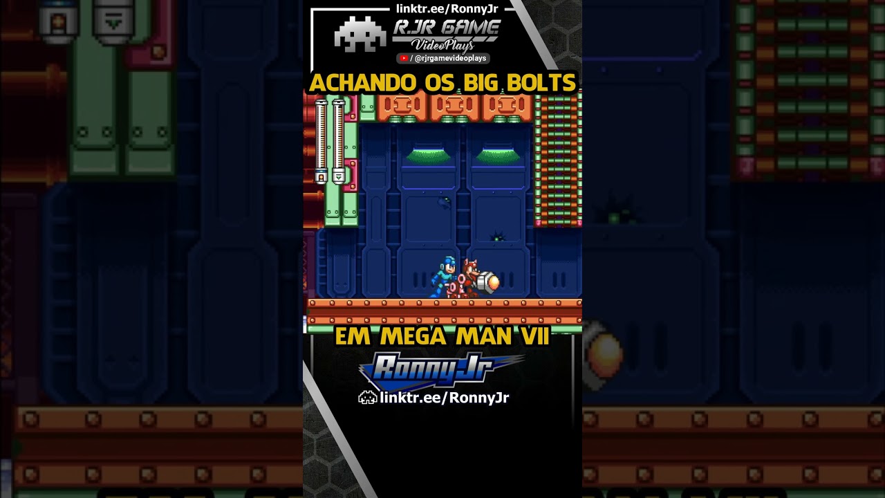 🔩 Achando Big Bolts em Mega Man VII #MegaMan7 #MegaManVII #SNES #SuperNintendo #JogoRetro #DicaGamer