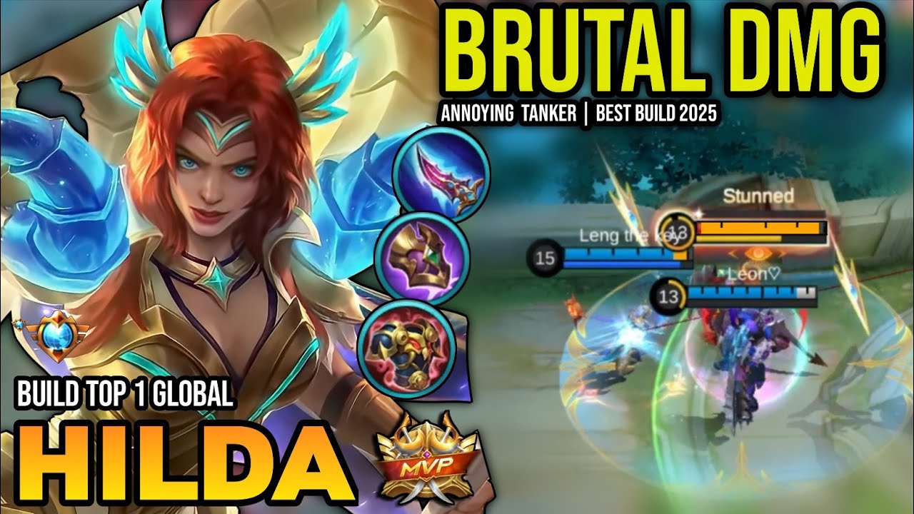 HILDA BEST BUILD 2025 | BUILD TOP 1 GLOBAL HILDA GAMEPLAY | MOBILE LEGENDS✓