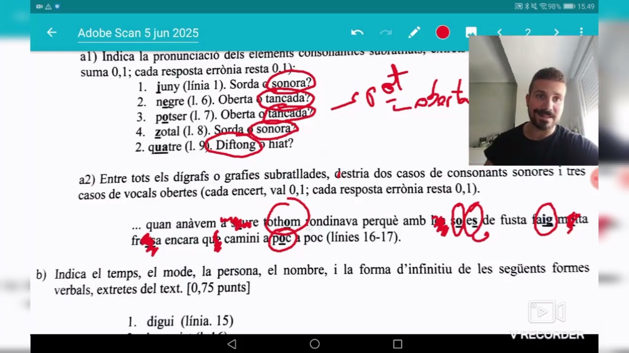Comentaris i observacions de l'examen de Valencià: Llengua i Literatura de la PAU 2025.
