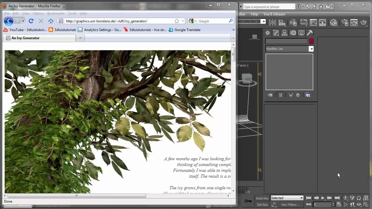 Creando Enredaderas en 3ds Max