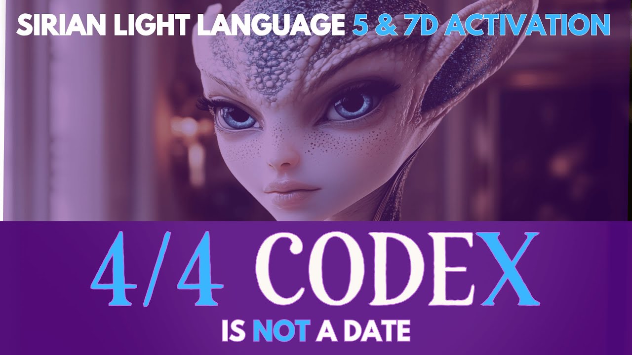 ACTIVATE the 4/4 Codex: A SIRIAN Transmission for 5D & 7D Abundance Alignment (Clear 3D Blocks)