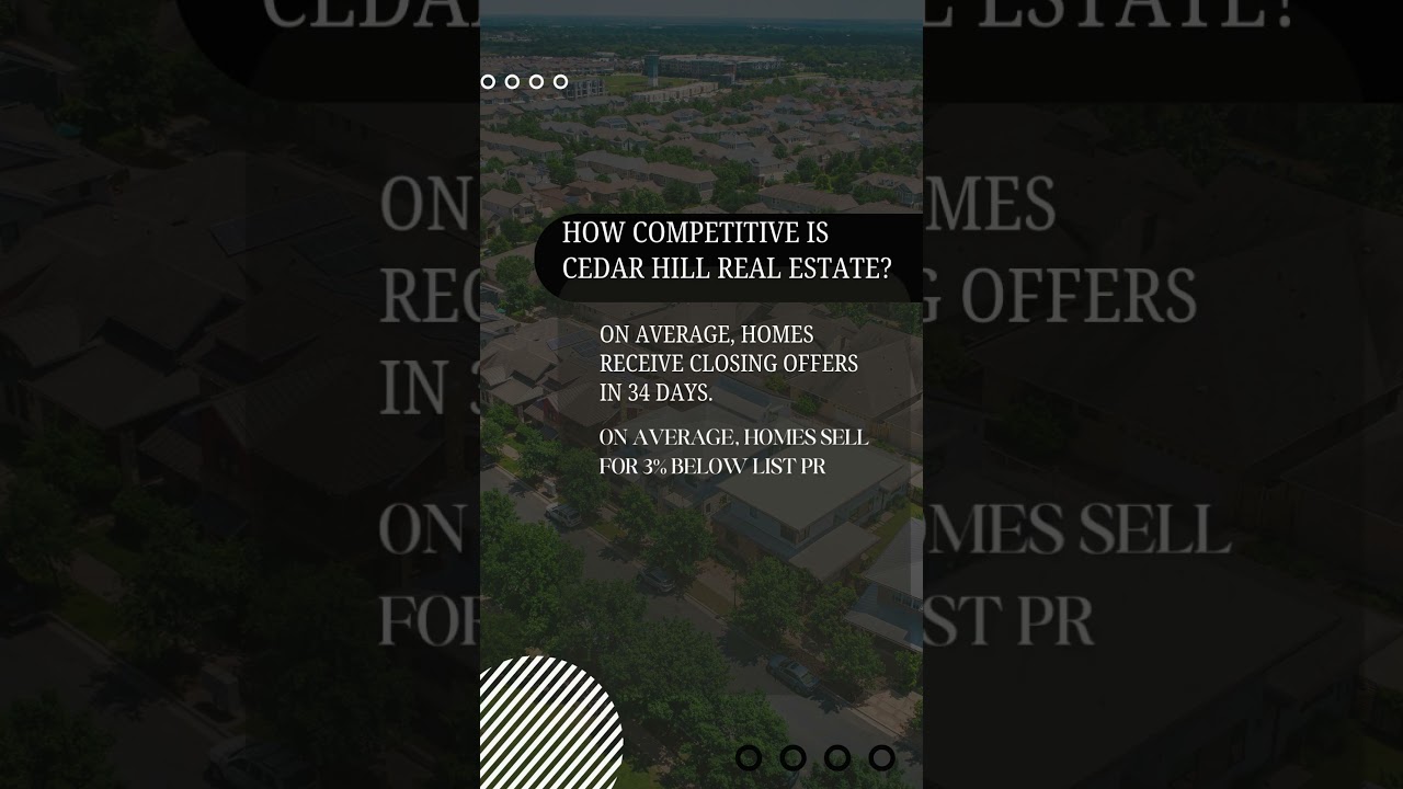 Cedar Hill Tx Housing Market Report