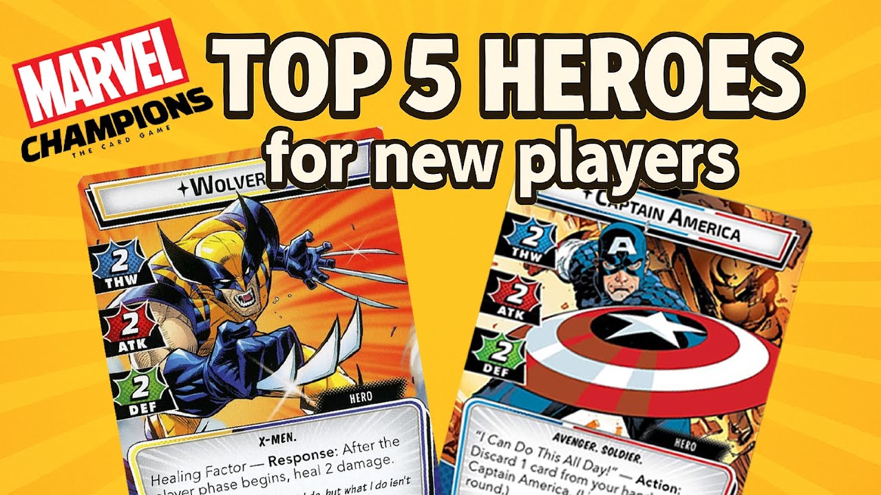 Marvel Champions Top 5 Heroes for New Players & Beginners