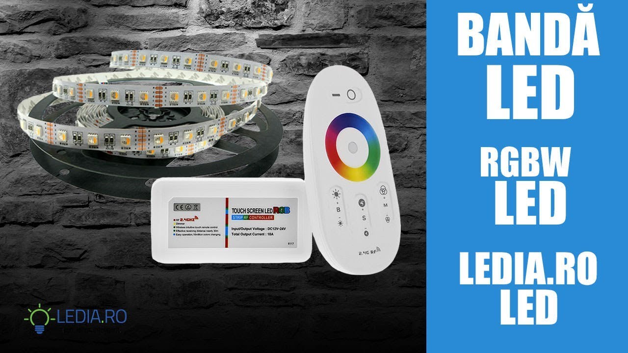Banda LED RGBW 1+1 si 4 in 1 ULTRA  LEDIA.RO- magazin online iluminat led