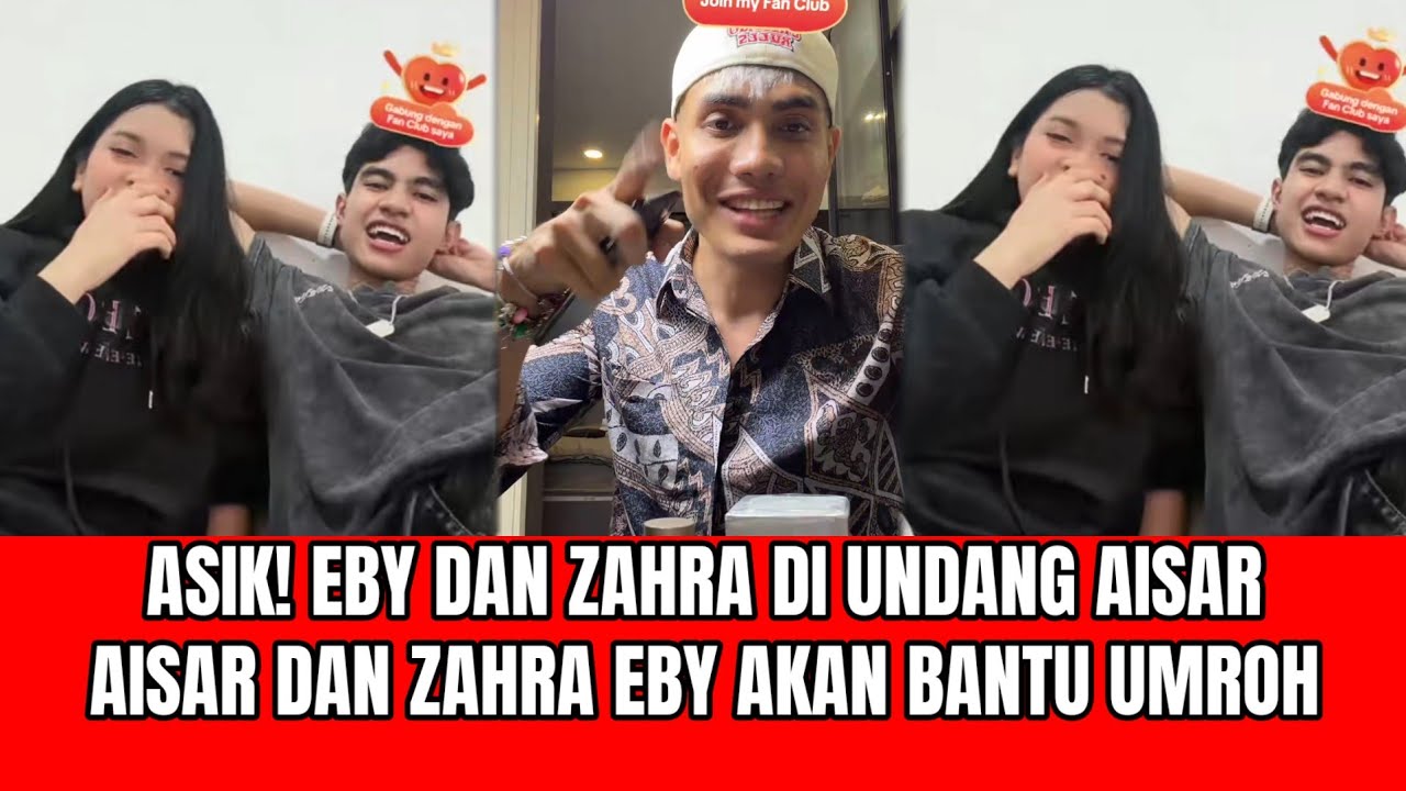 ASIK! EBY DAN ZAHRA DI UNDANG AISAR KHALED, AISAR DAN ZAHRA EBY MAU LIVE JUALAN!