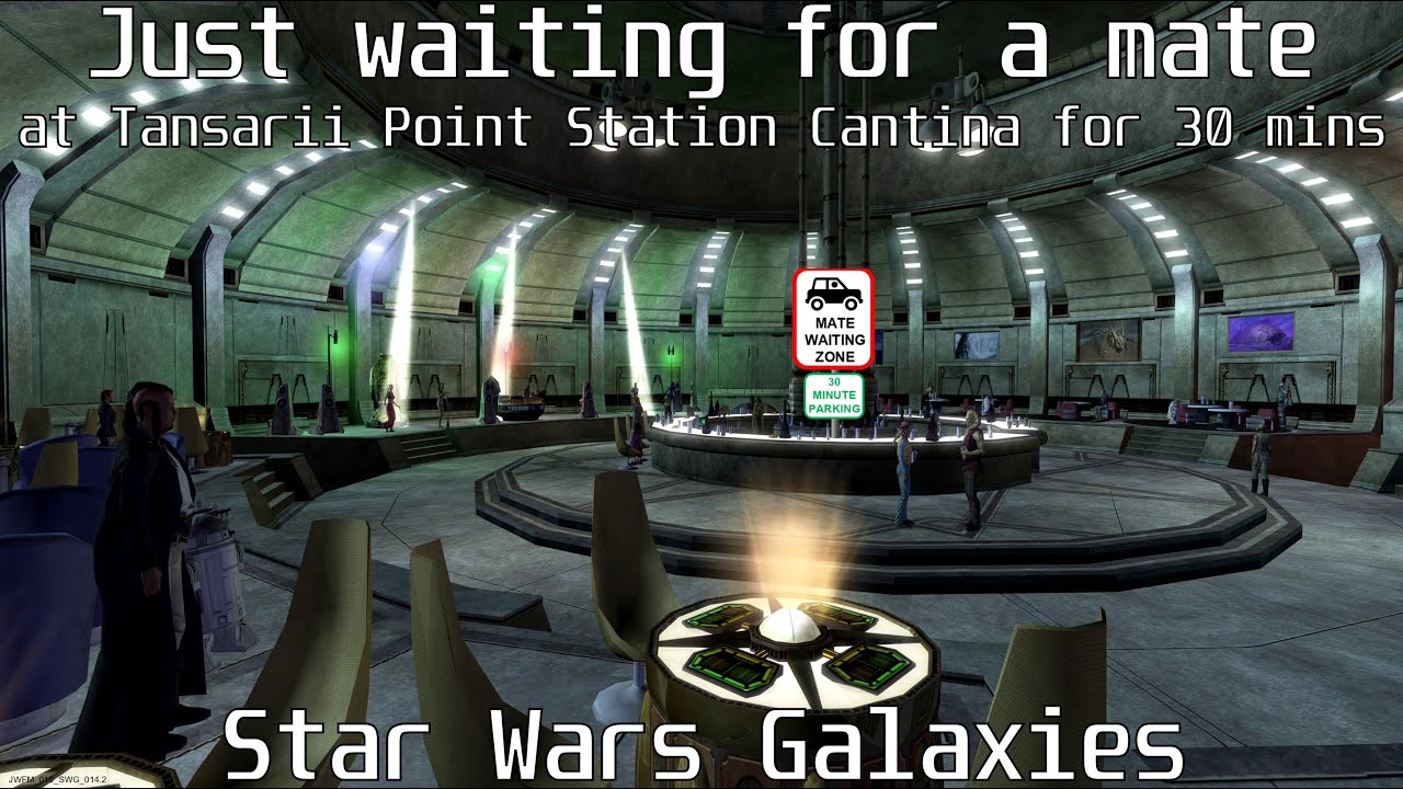 Star Wars Galaxies (SWG). Ambience & OST. Tansarii Point Station Cantina. 30 minutes