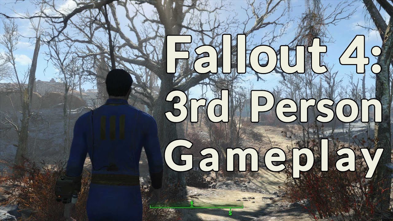 Fallout 4  - Third Person Gameplay Footage
