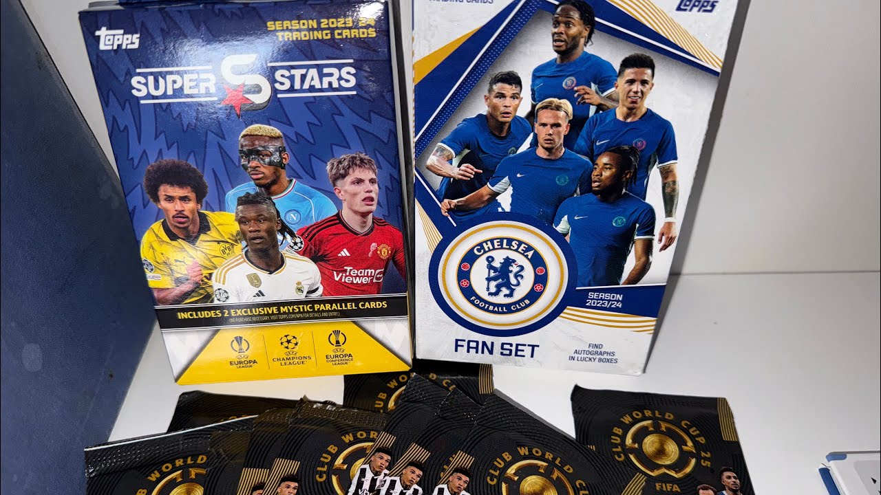 Mix unboxing kart piłkarskich od Panini i Topps! 