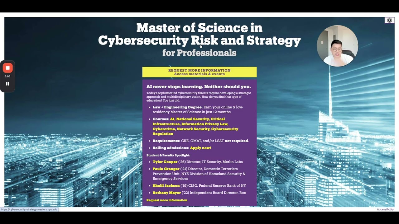 In Person New York Cybersecurity Programs for Beginners