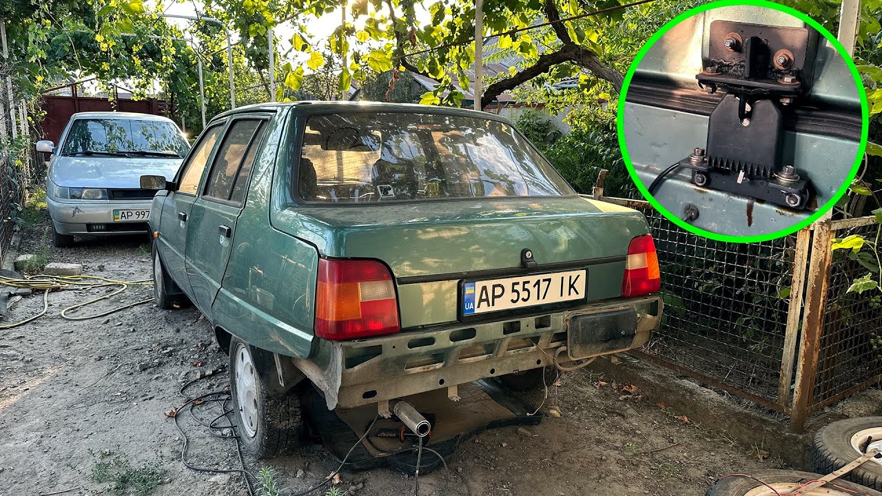 СЛАВУТА ЗАЗ-1103 ЗАМОК БАГАЖНИКА ОТ LADA Kalina ЧАСТЬ 1