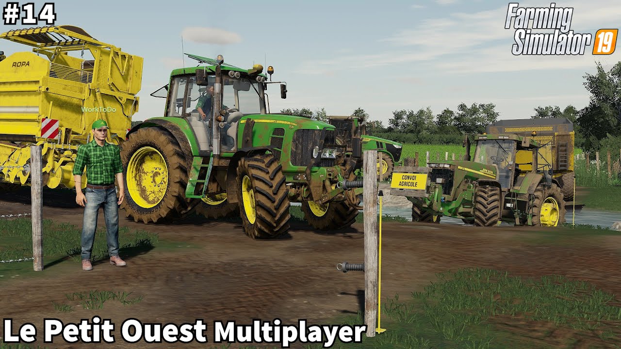 Spreading Manure, Potatoes Harvesting│Le Petit Ouest│FS 19│Timelapse#14
