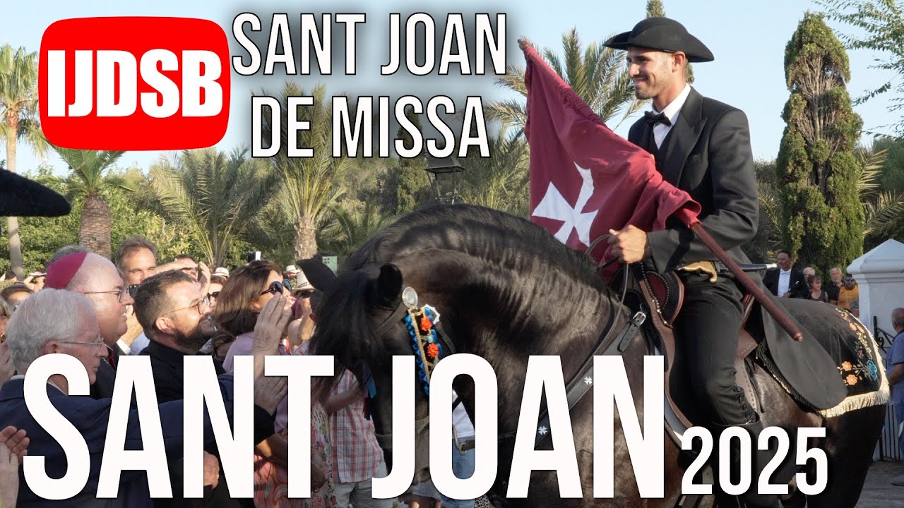 Sant Joan de Missa 🔴 Dissabte de Sant Joan 2025 🐴 Ciutadella de Menorca 🐴 cavall de raça menorquina