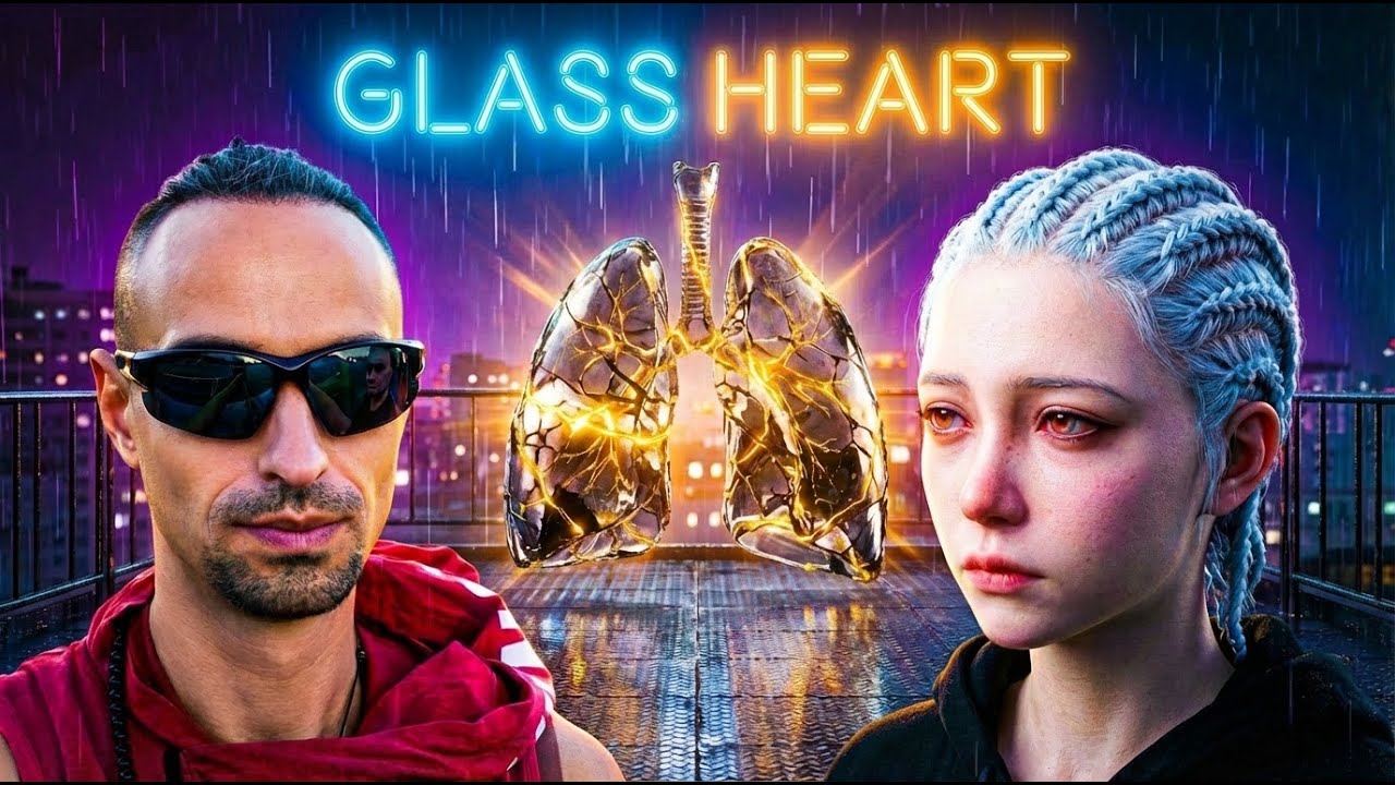 GLASS HEART (Официальное ИИ-видео) | Kintsugi Lungs | Burning in the Rain