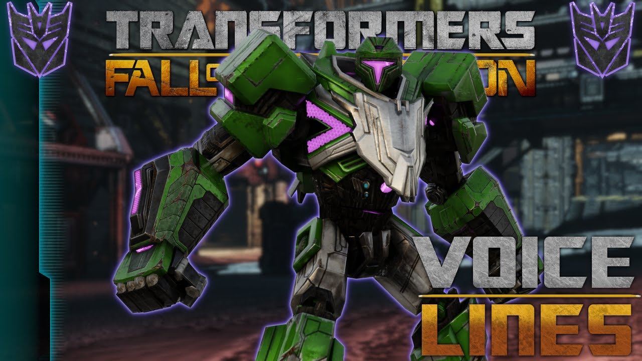 Transformers: Fall of Cybertron - Decepticon Rocket Trooper Voice Lines