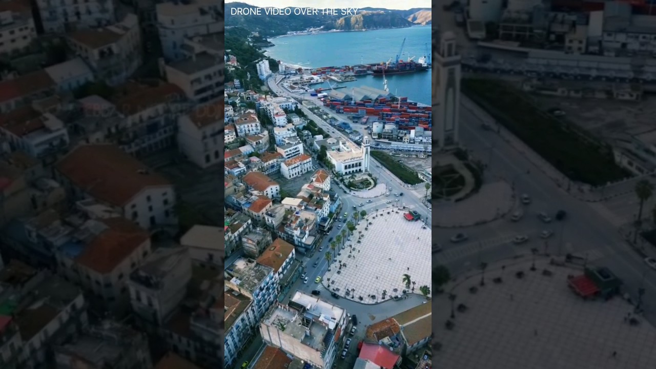 La Ville De #Skikda - #Drone تصوير جوي لمدينة #سكيكدة كاملة من السماء