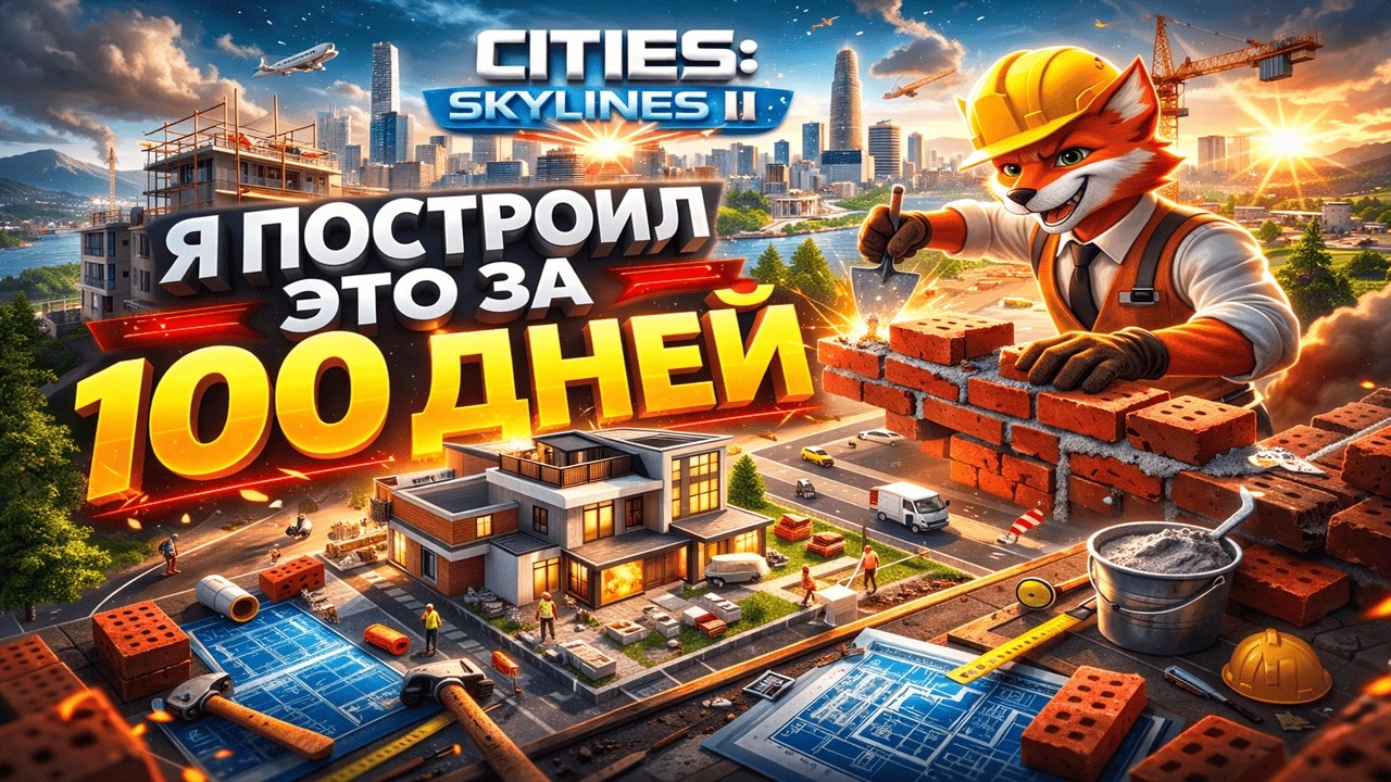100 ДНЕЙ В CITIES SKYLINES 2 — МОЙ ГОРОД ВЫЖИЛ? ЧАСТЬ 3/5