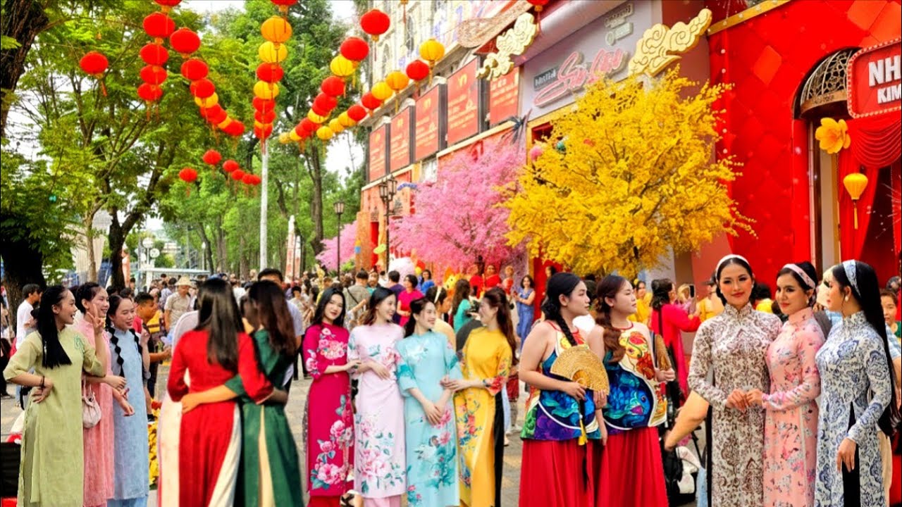 TẾT SÀI GÒN 2026 | SÀI GÒN NHỘN NHỊP RỘN RÀNG TẾT BÍNH NGỌ 2026 , ÁO DÀI ĐẠI NÁO SÀI GÒN TẾT
