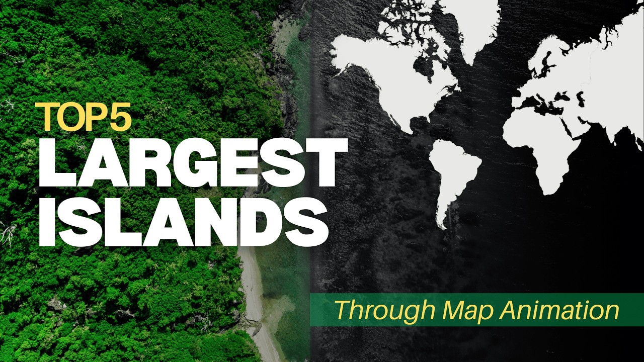 Top 5 Largest Islands in the World You Must See! 🔥