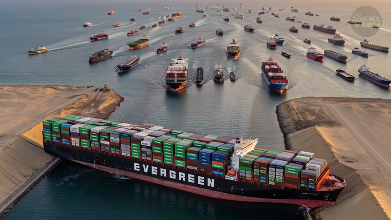 ¡10 MIL MILLONES $ AL DÍA! Cómo Un Solo Barco Detuvo El Comercio Mundial.