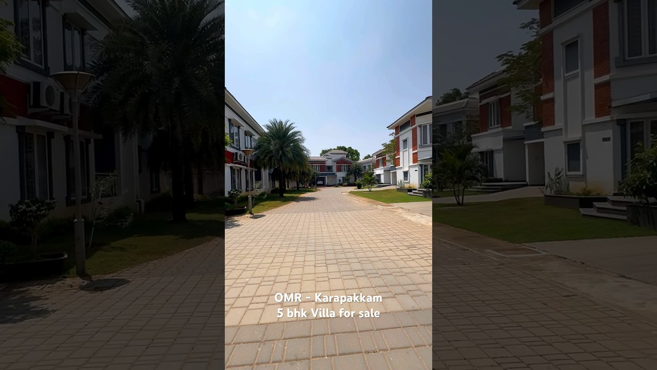 Карапаккам OMR 5-комнатная вилла на продажу 