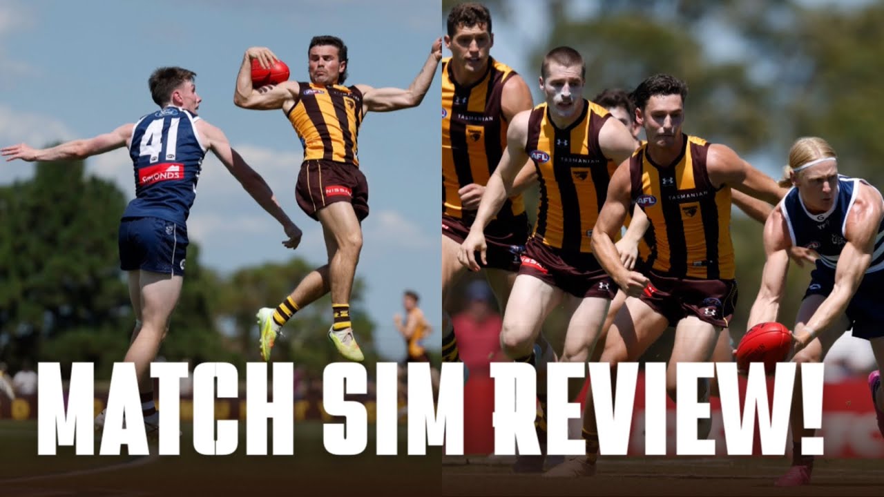 HAWKS V CATS MATCH SIM! STANDOUTS, YOUNG GUNS & MORE!