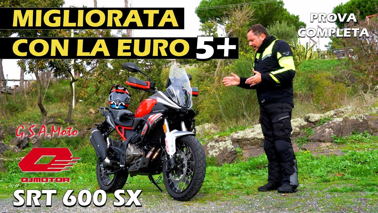 PROVA QJ MOTOR SRT 600 SX MIGLIORATA CON LA EURO5+