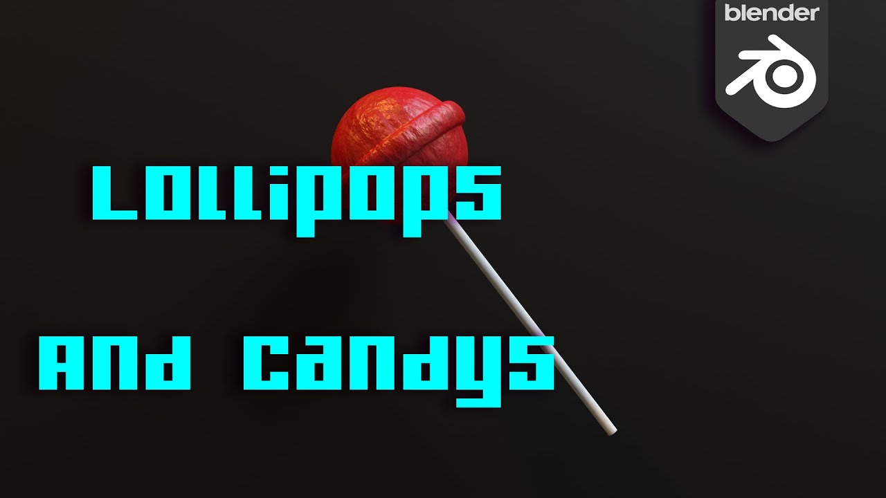 EASY Lollipop MODELING | BLENDER for BEGINNERS