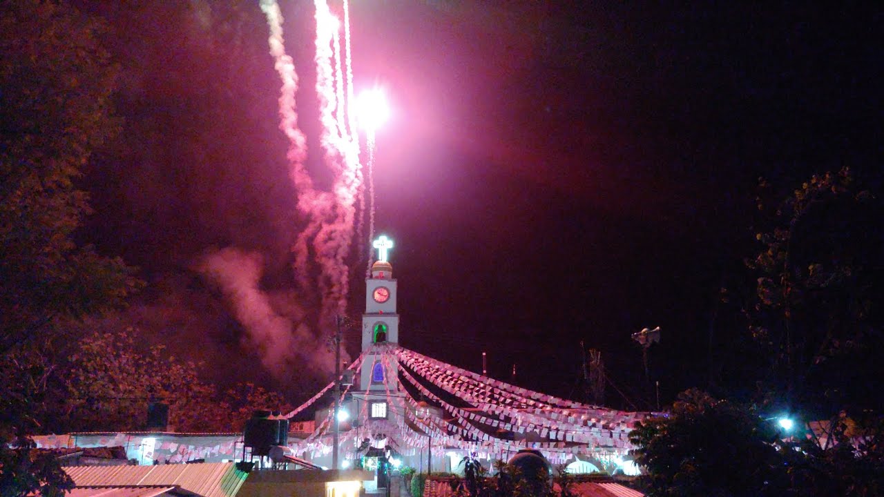 Quema de castillo y fuegos pirotécnicos Las Trojes 2026 municipio de Álvaro Obregón Michoacan 