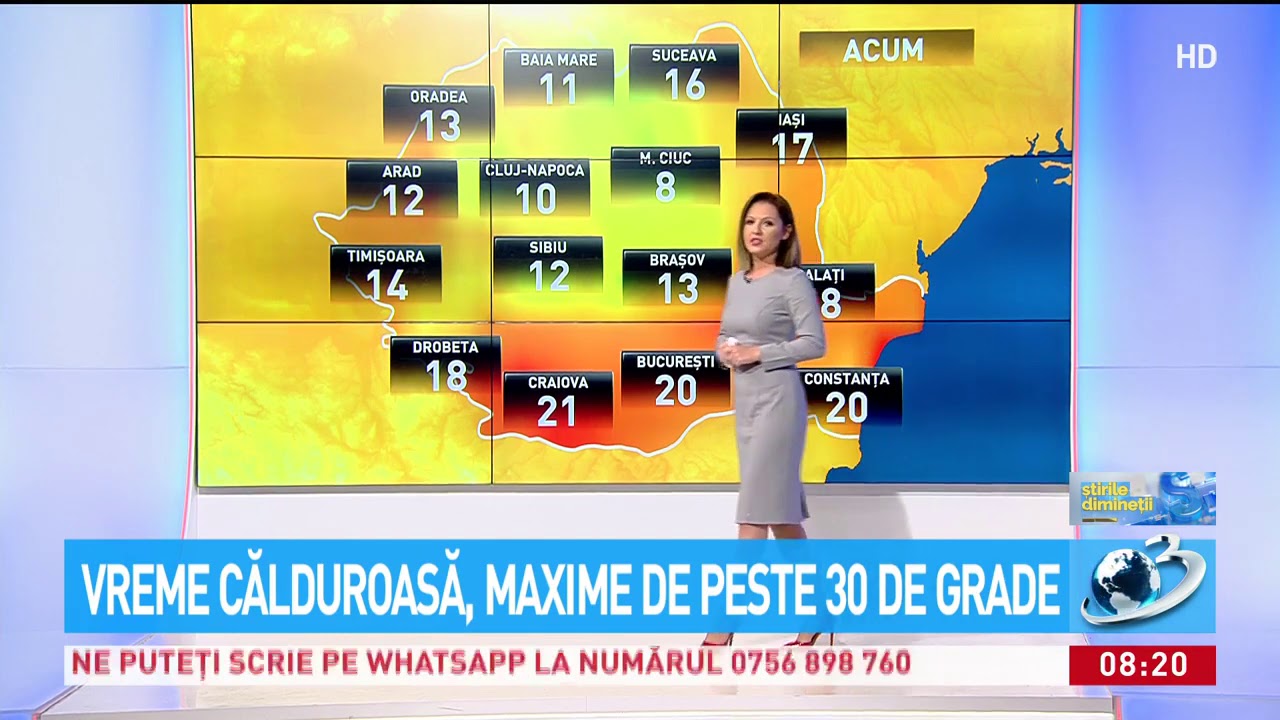 Temperaturi de vară, maxime de peste 30 de grade. Prognoza METEO 11 septembrie 2020