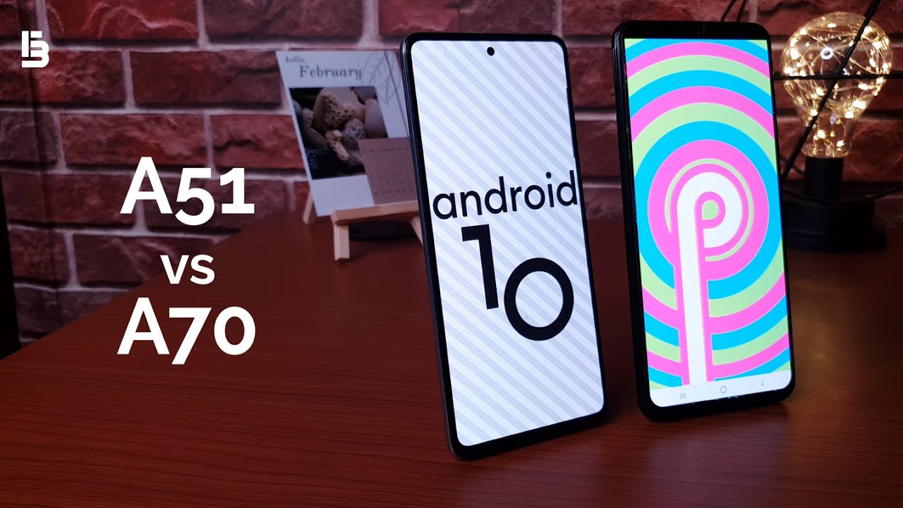 Samsung Galaxy A51 vs Samsung Galaxy A70 - Speed test, Camera comparison