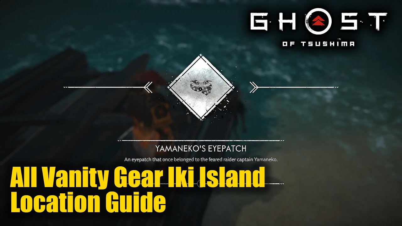 Ghost of Tsushima - All 23 Vanity Gear Iki Island Location Guide
