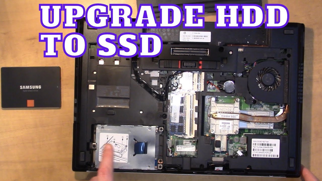 How to replace a hard drive in an hp laptop