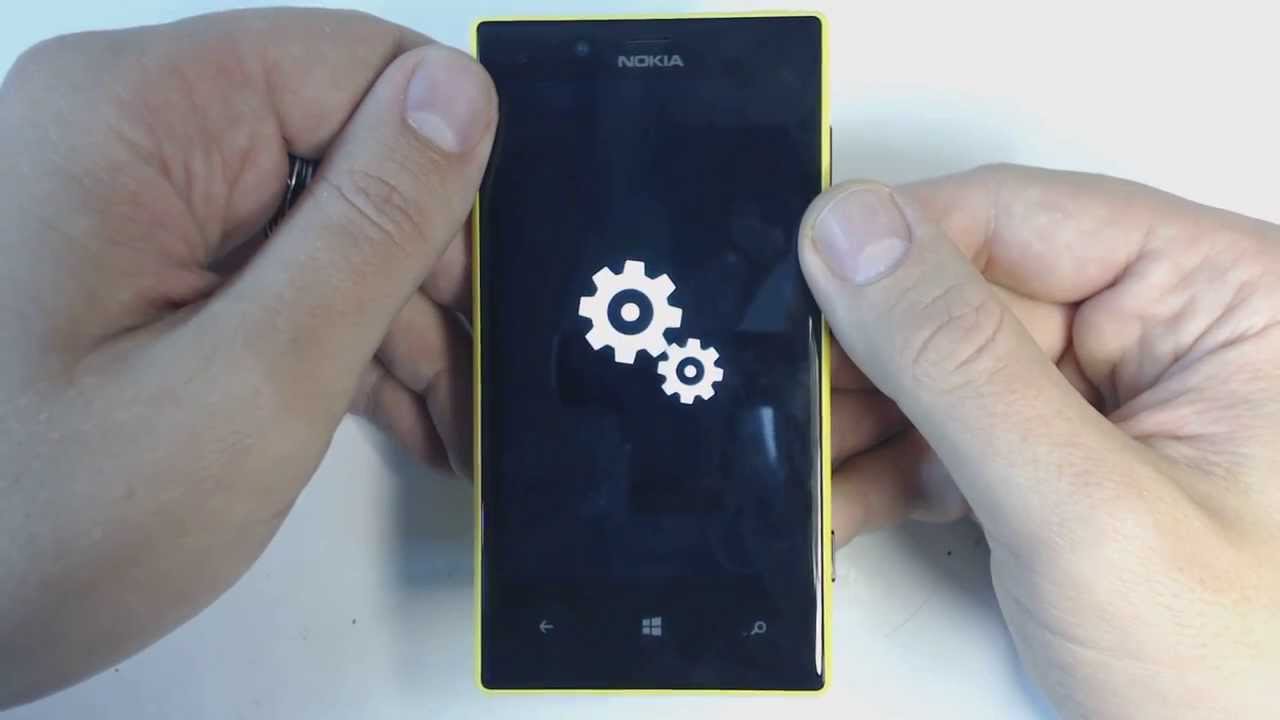 Nokia Lumia 720 hard reset