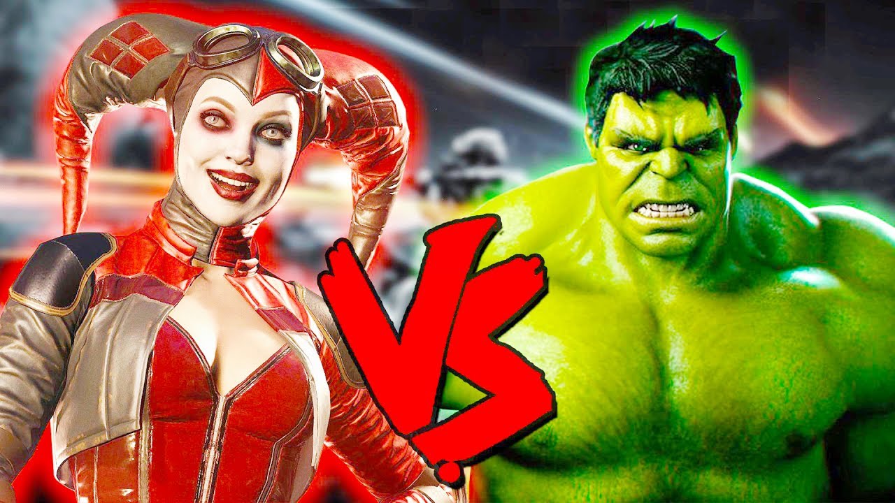 Harley Quinn Vs Hulk Army - Epic Battle - Injustice 2 Costume Skin Mod