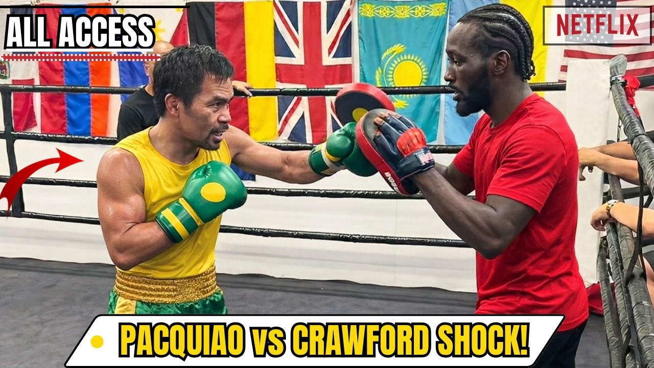 Inside Pacquiao’s Camp – Terence Crawford Helps Him Prepare For Mayweather!
