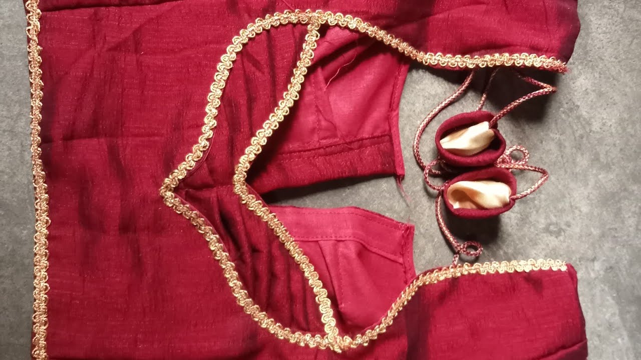 Party wear blouse design/simple and easy design #blouse#cutting#fullvideo #silaisikhe #stitching 