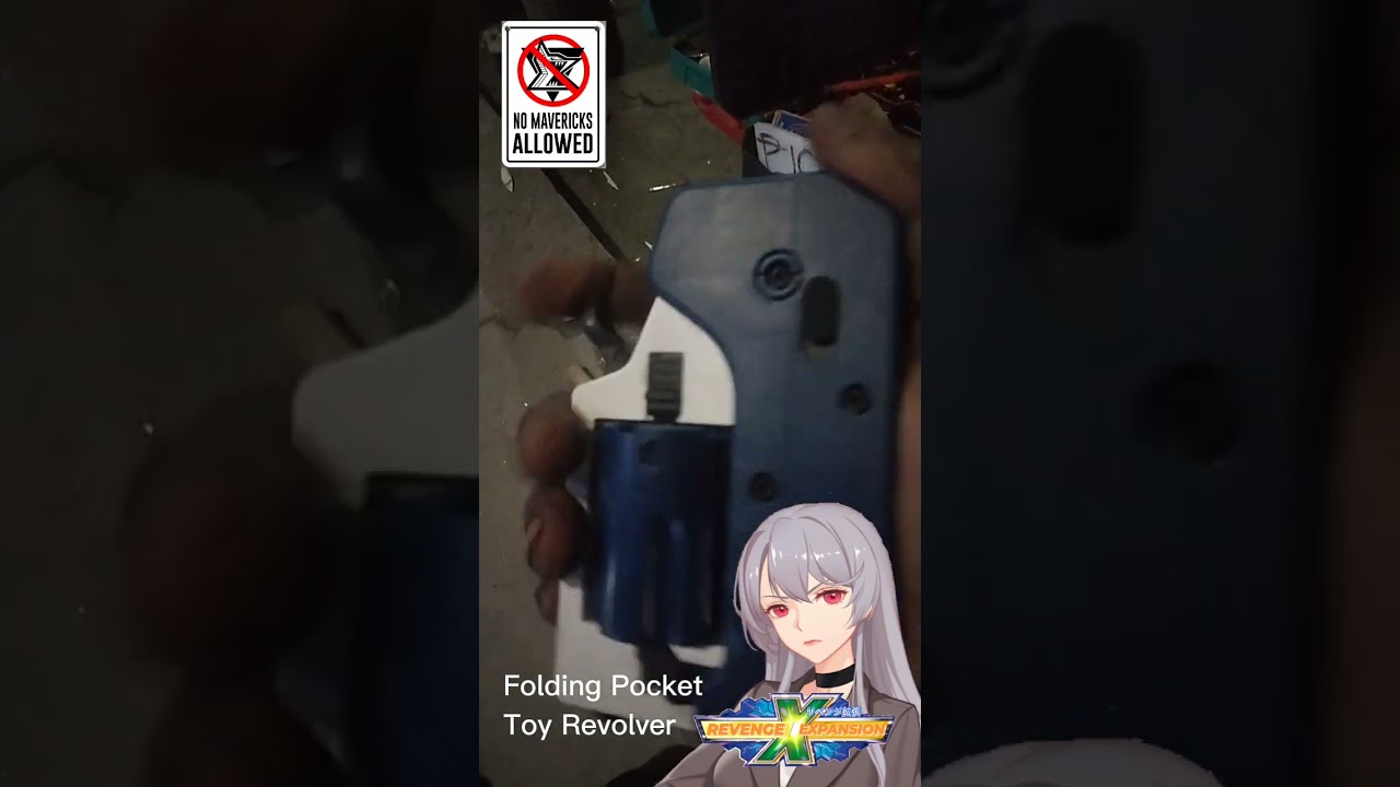 Folding Pocket Toy Revolver #エアソフトネーション #airsoftgun #toygunonly