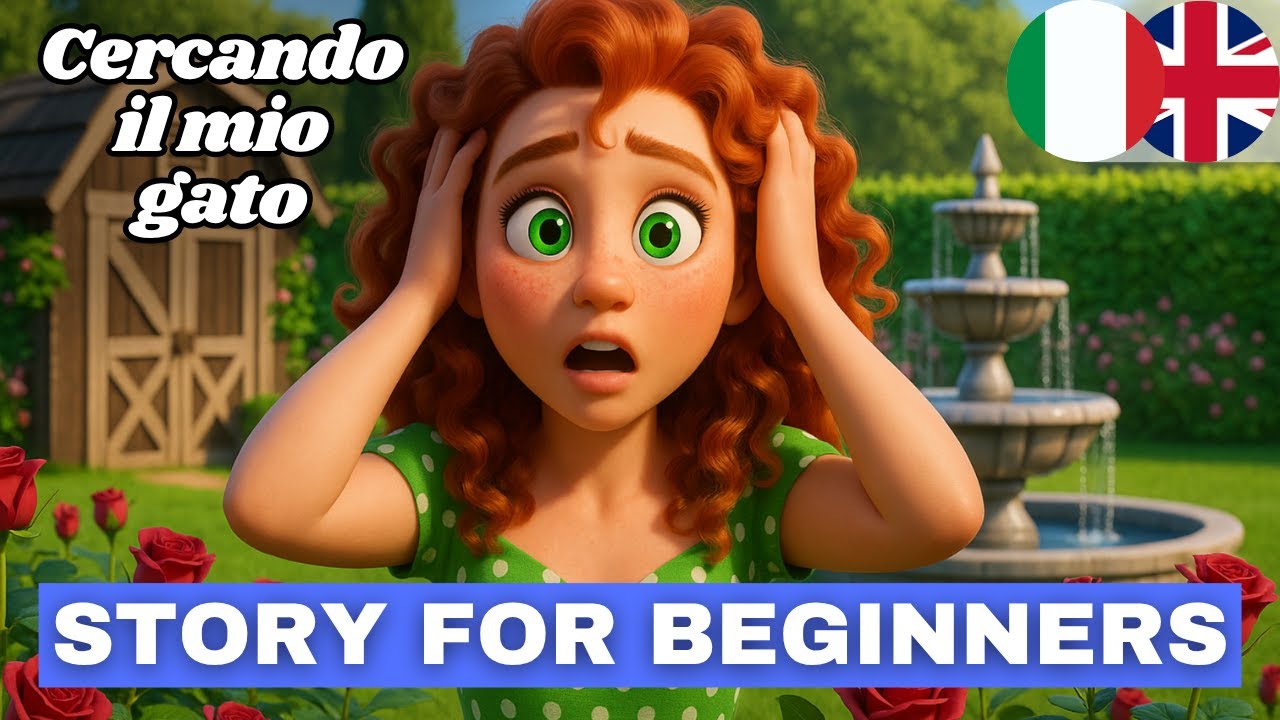 Learn Italian Just by Listening to a Simple Story (Looking for my cat)