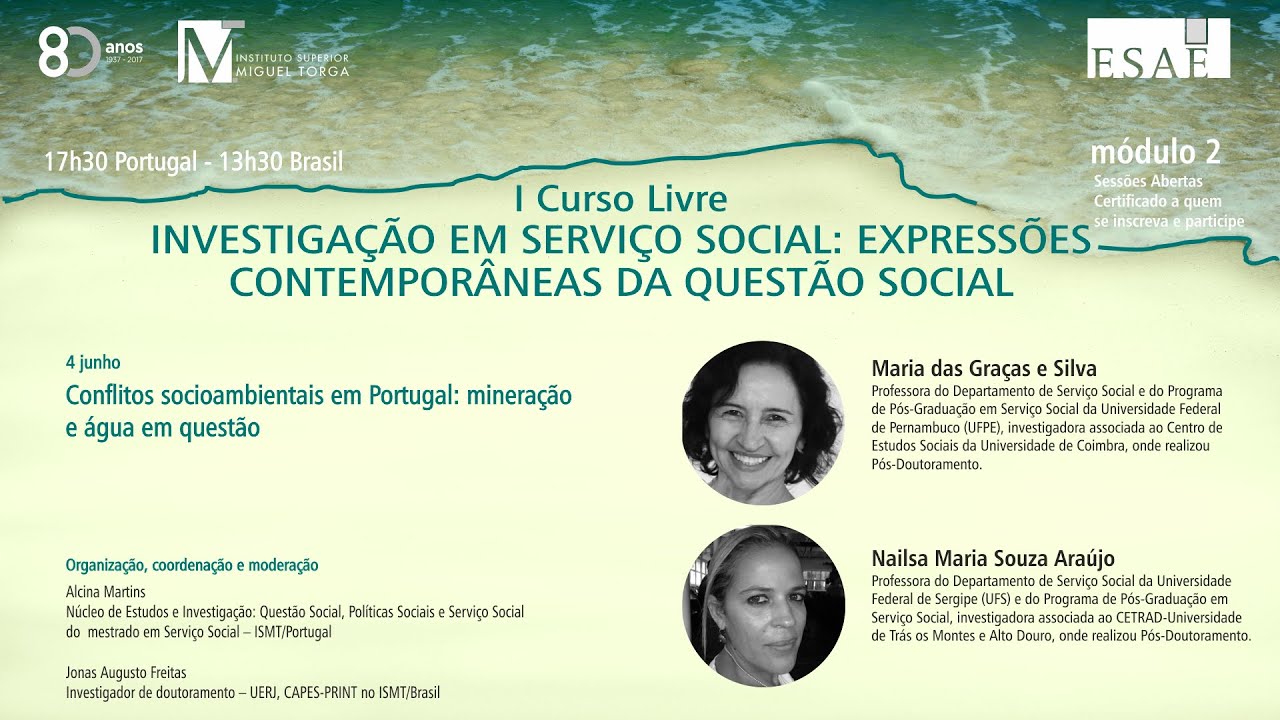 4 junho - Módulo 2 - I Curso Livre de investigação em Serviço Social