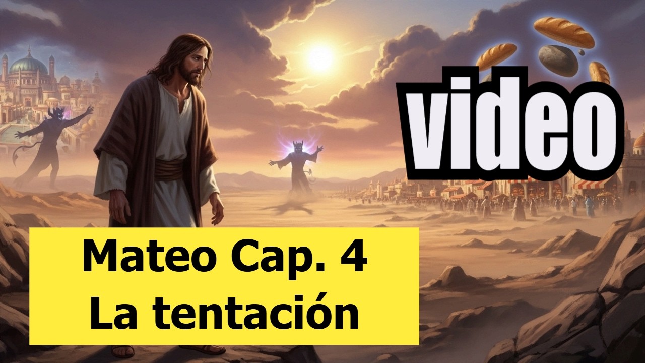 VIDEO Mateo capitulo 4 | Jesús es tentado en el desierto