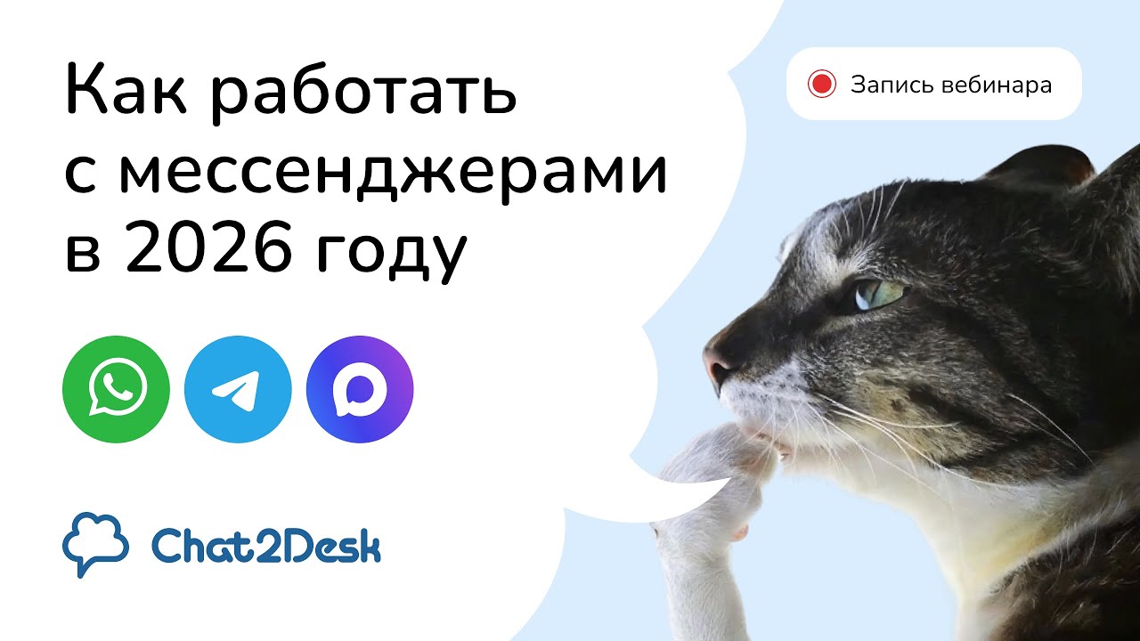 Мессенджеры 2026: WhatsApp, MAX, Telegram — что делать бизнесу | Chat2Desk × Townsend