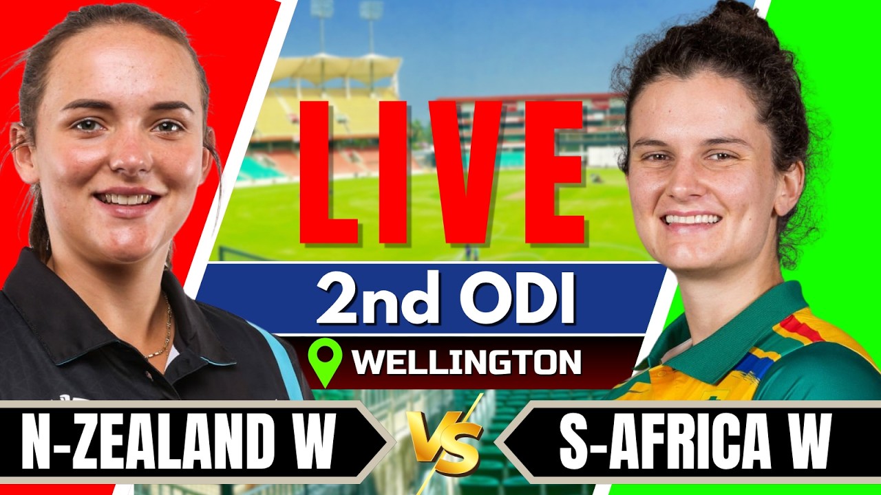 🔴Live: New Zealand Women vs South Africa Women | 2nd ODI | Live Score & Commentary | Live cricket