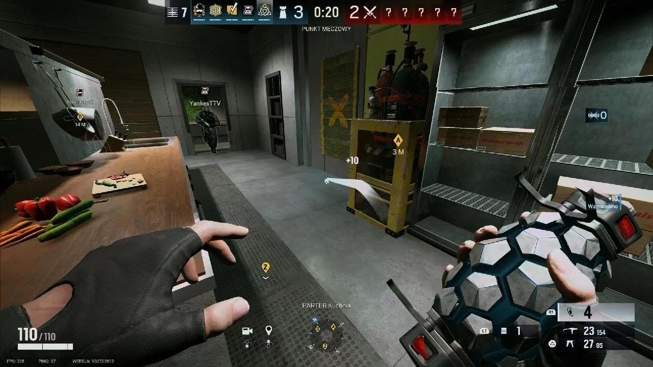1v6 clutch at match opint ranked r6