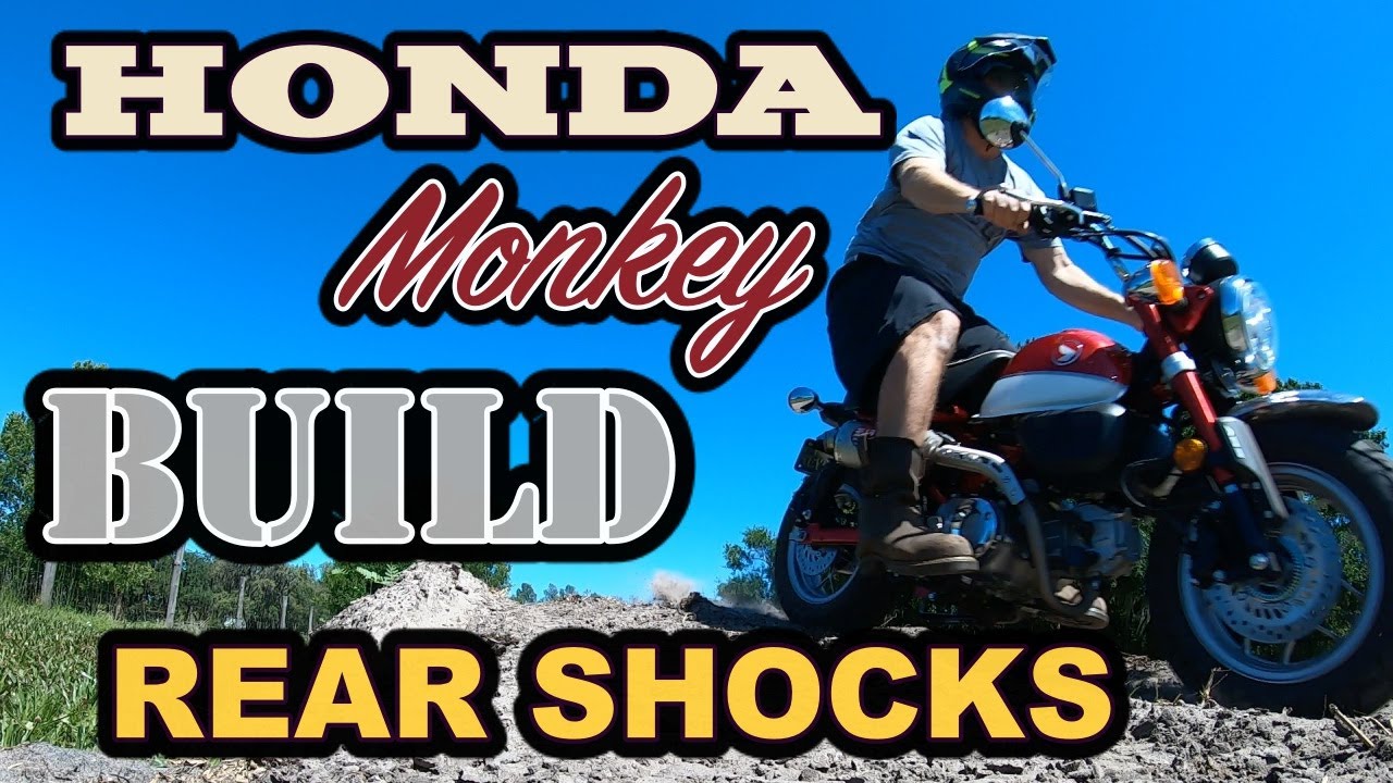 Honda Monkey MNNTHBX Rear Shock Install and Test