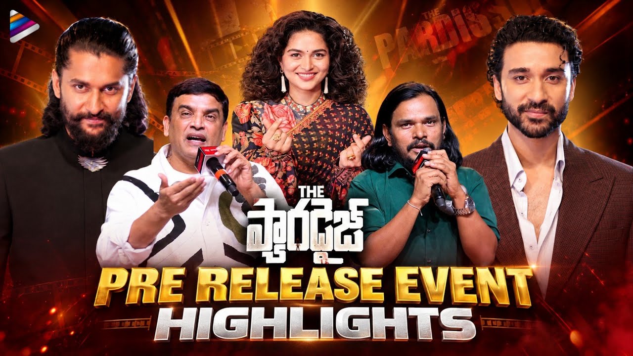 The Paradise Pre Release Event Highlights | Nani | Kayadu Lohar | Anirudh | Srikanth Odela | TFN