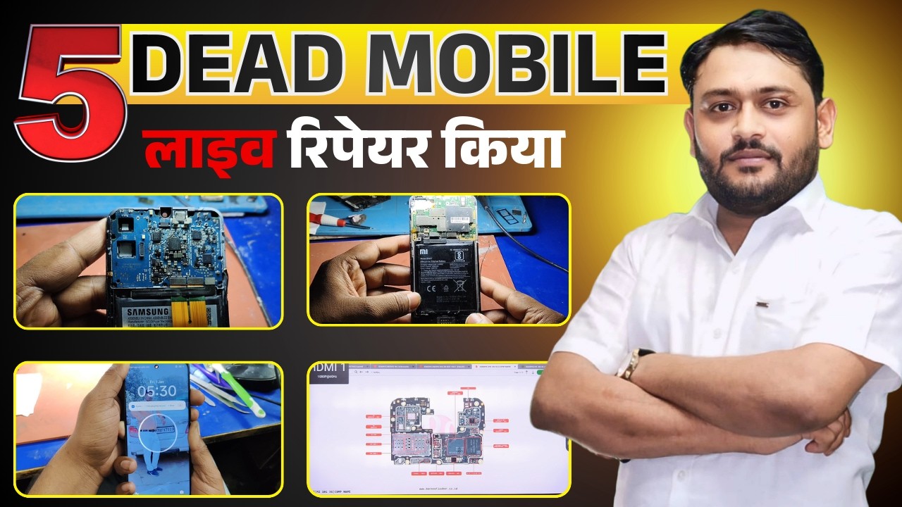 Dead Mobile Repairing Step by Step | Live Practical Class
