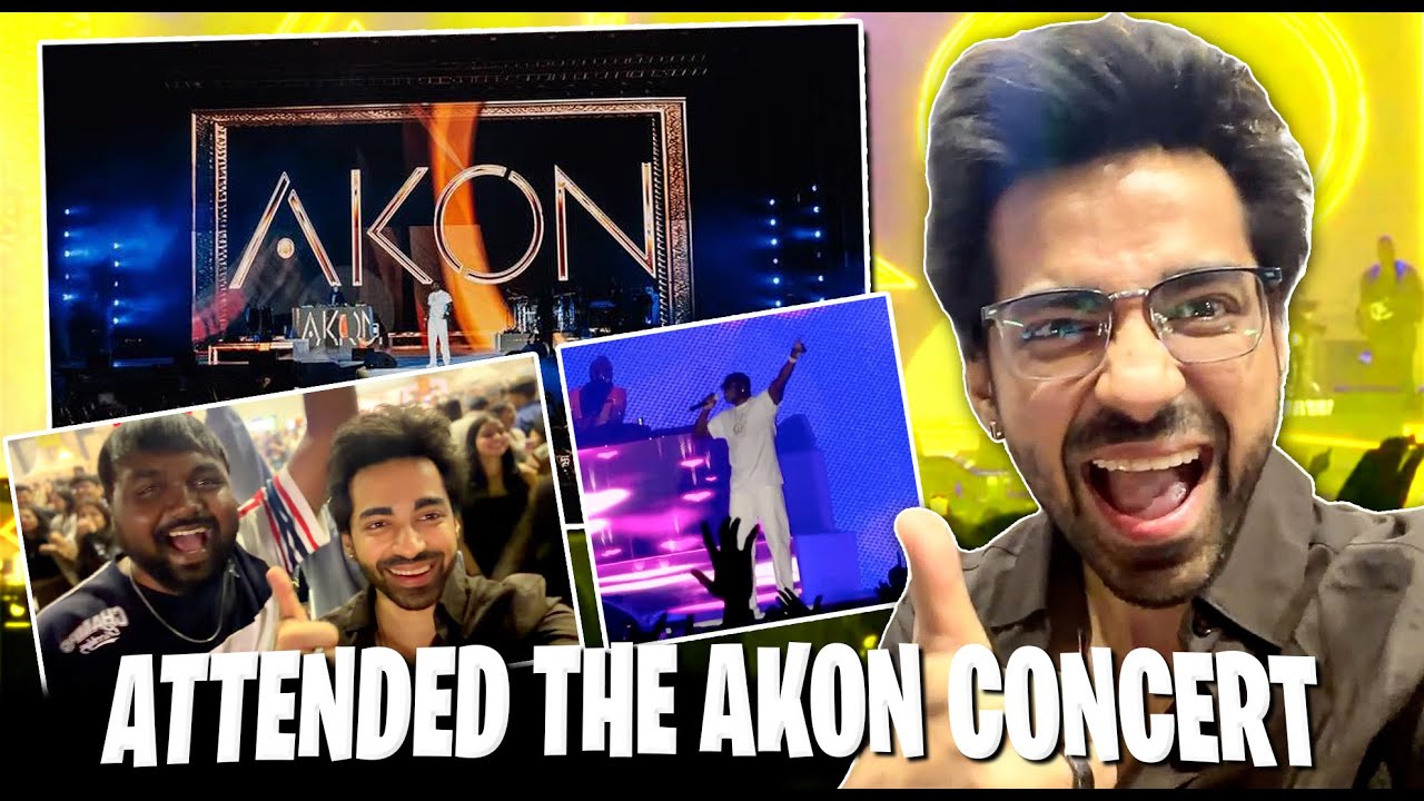 Attended the AKON CONCERT❤️| AP 05 #trending #akon #lonely #youtube #music #love #concert 